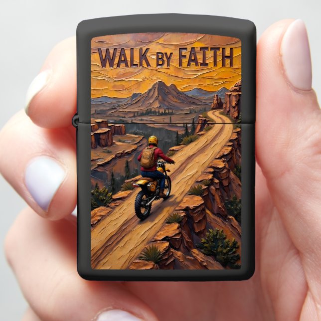 Reliëf Motorfiets Desert Ridge (In Hand)