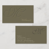 reliëf visitekaartje (Voorkant / Achterkant)