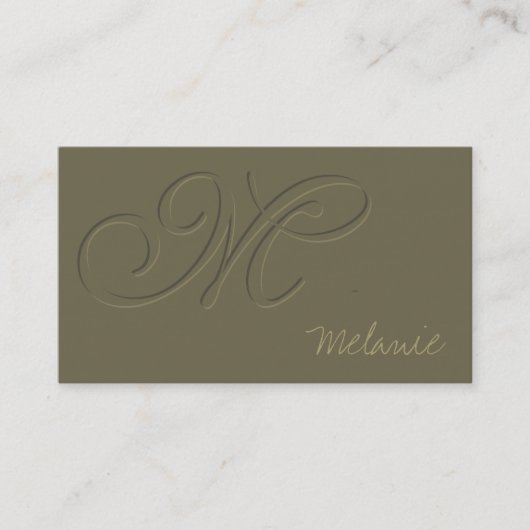 reliëf visitekaartje (Voorkant)