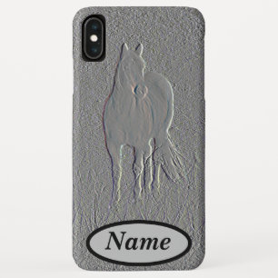 reliëfpaard iPhone XS max hoesje