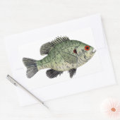 Relieve Sunfish Rechthoekige Sticker (Envelop)