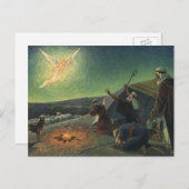  religie, bekendmaking aan de herders briefkaart (Voorkant / Achterkant)