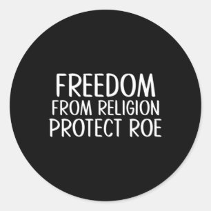 Religie beschermt tegen vrouwenrechten ronde sticker