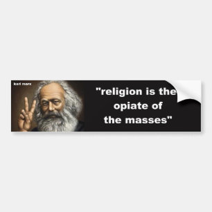 religie bumpersticker