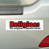 Religie Bumpersticker (Op auto)