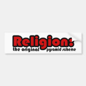 Religie Bumpersticker (Voorkant)