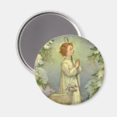  religie, Christus de Goede Shepherd Magneet (Voorkant / Achterkant)