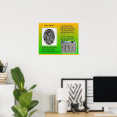 Religie, geschiedenisherformulering "John Calvin" Poster (Thuiskantoor)