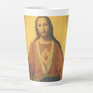  religie, heilig hart van Jezus Christus Latte Mok