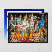 Religie, hindoe Gods, Briefkaart (Voorkant / Achterkant)