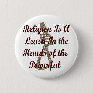 Religie is een lekkernij ronde button 5,7 cm