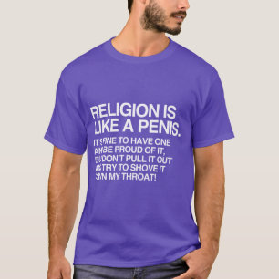RELIGIE IS ZOALS T-SHIRT