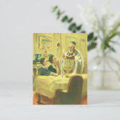  religie, jodendom, de Menorah verlicht Briefkaart (Staand voorkant)