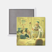  religie, jodendom, de Menorah verlicht Magneet (Voorkant / Achterkant)