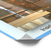 Religie, jodendom, in een synagoge poster (Hoek)