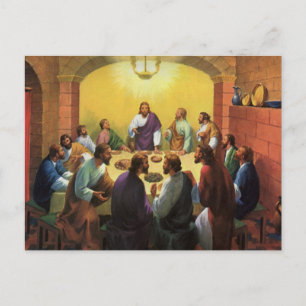  religie, laatste Super met Jezus Christus Briefkaart