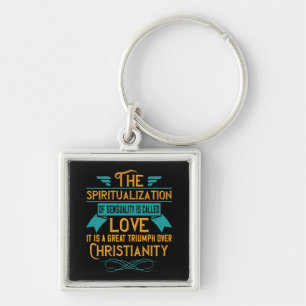 Religie Liefde Is Een Grote Triomf Over Christendo Sleutelhanger