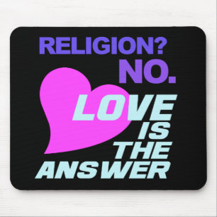 Religie & Liefde mousepad Muismat