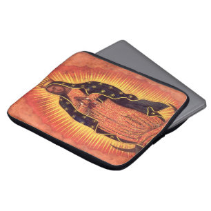 religie Maagd Mary Our Lady of Guadalupe Laptop Sleeve