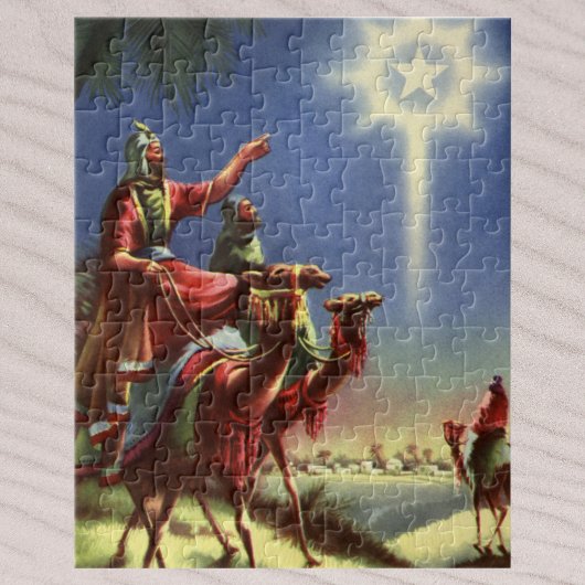  religie, Mannen met ster van Bethlehem Legpuzzel