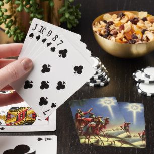 religie, Mannen met ster van Bethlehem Pokerkaarten