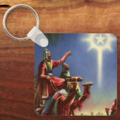  religie, Mannen met ster van Bethlehem Sleutelhanger (Voorkant)