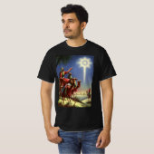  religie, Mannen met ster van Bethlehem T-shirt (Voorkant volledig)