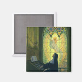 religie, non die een orgaan in de kerk speelt magneet (Voorkant / Achterkant)