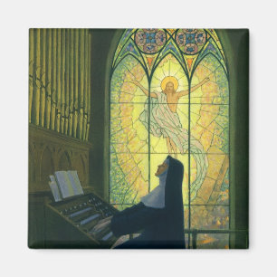 religie, non die een orgaan in de kerk speelt magneet