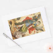religie, Saint Michael Defeats Lucifer Rechthoekige Sticker (Envelop)
