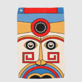 religie tiki golfhanddoek (Voorkant)