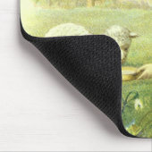  religie, Victoriaans paasengel met Lamb Muismat (Hoek)