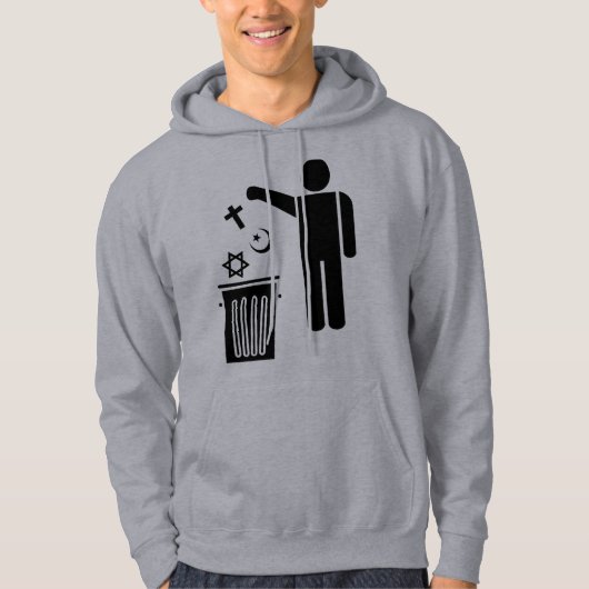 Religie Wastebin Hoodie (Voorkant)