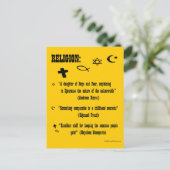 Religiedefinitie Briefkaart (Staand voorkant)