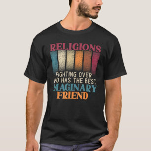 Religies die vechten over wie het beste denkbeeld t-shirt