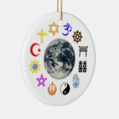 RELIGIES VAN DE WERELD KERAMISCH ORNAMENT (Rechts)