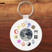 RELIGIES VAN DE WERELD SLEUTELHANGER (Voorkant)