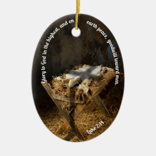Religieus aangepaste kerst ornament