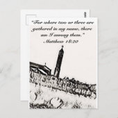 Religieus Briefkaart (Voorkant / Achterkant)