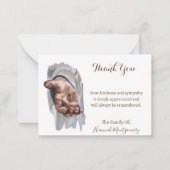 Religieus Christelijk Katholiek bedankje Notitiekaartje (Voorkant)