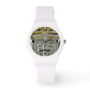 religieus christendom metallic zilveren kruis horloge