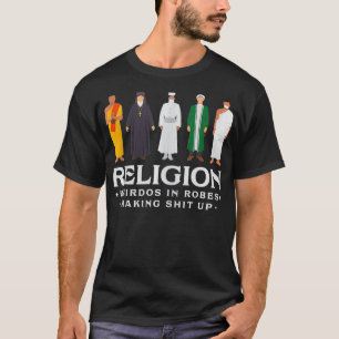 Religieus gedoe in Robes Atheïst Blackcraft Agnos T-shirt
