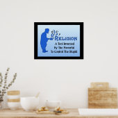 Religieus gereedschap poster (Keuken)