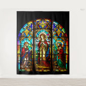 Religieus Glas in lood Wandkleed (Voorkant)