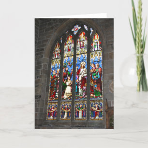 Religieus Glas in lood Window Kaart