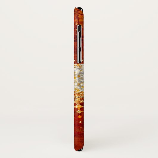 Religieus halftone kruis Case-Mate iPhone case (Achterkant/links)