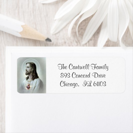 Religieus heilig hart van Jezus katholiek Etiket (Insitu)