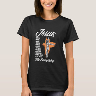 Religieus Jezus Mijn Alles Geloof Jezus Christus T-shirt