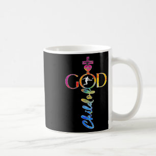 Religieus Jezus Voetbal Kind Van God Voetbal _1 Koffiemok