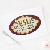 Religieus Kerst sticker (Envelop)